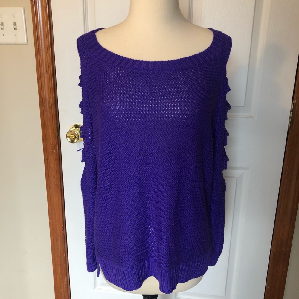 LF purple sweater